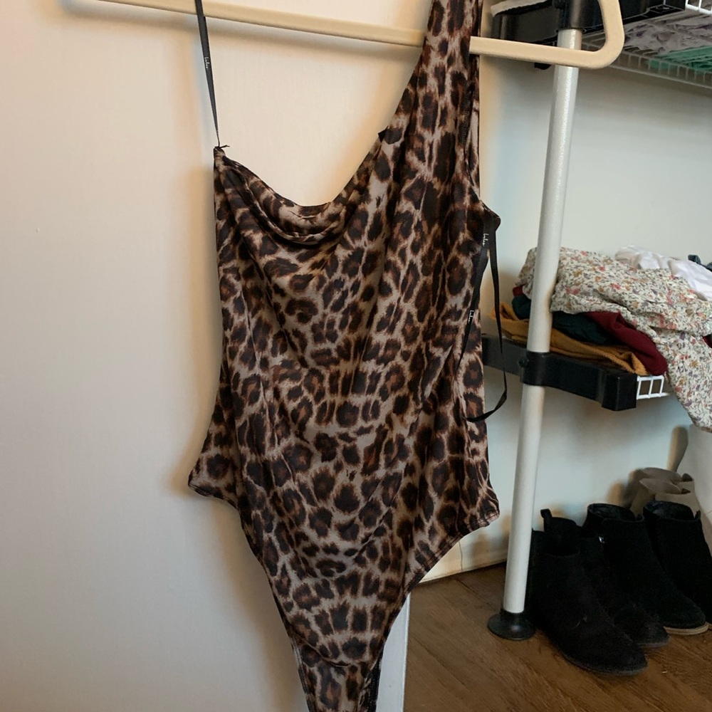 Lulu's Leopard Print Bodysuit